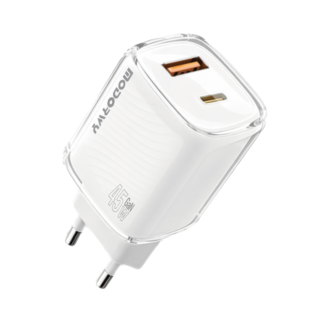 45W GaN Fast Charger – Compact & Crystal Clear MA3136