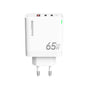 GaN зарядтағыш EU A+2C QC3.0+PD 65 Вт