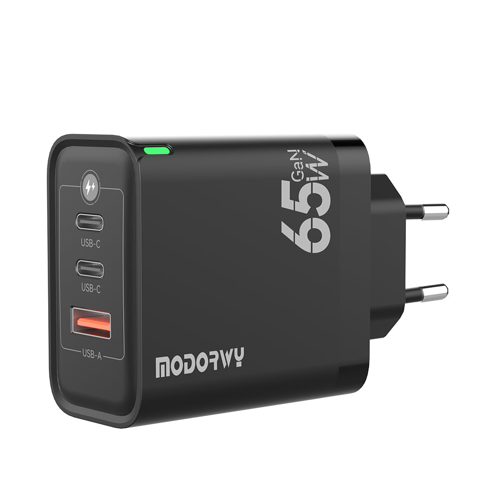 GaN зарядтағыш EU A+2C QC3.0+PD 65 Вт